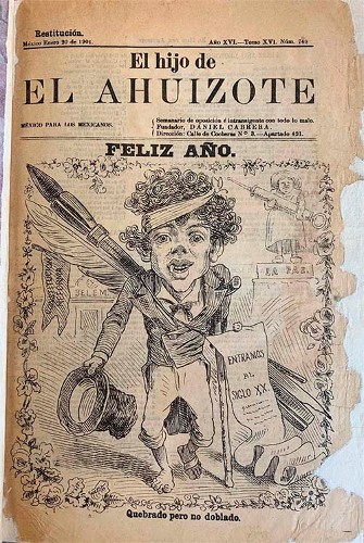 Imagen de El Hijo del Ahuizote: México para los mexicanos, Tomo XVI, Año XVI, Número 742 (propio)