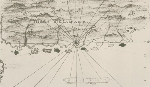 Imagen de Die Karten von Amerika in dem Islario general des Alonso de Santa Cruz