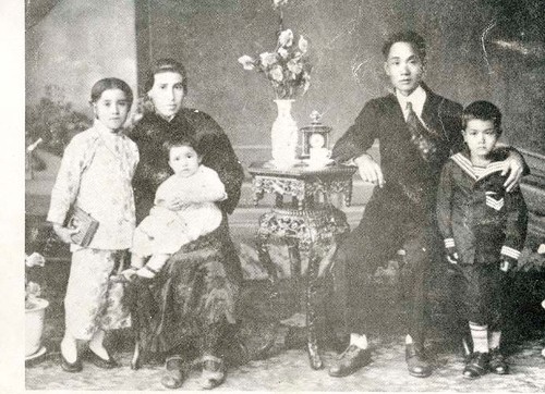 Imagen de Familia chino-mexicana (atribuido)
