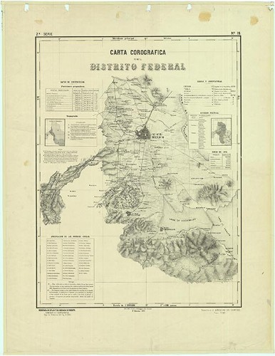 Imagen de Carta corográfica del Distrito Federal (propio), Carta corográfica del Distrito Federal (alternativo)