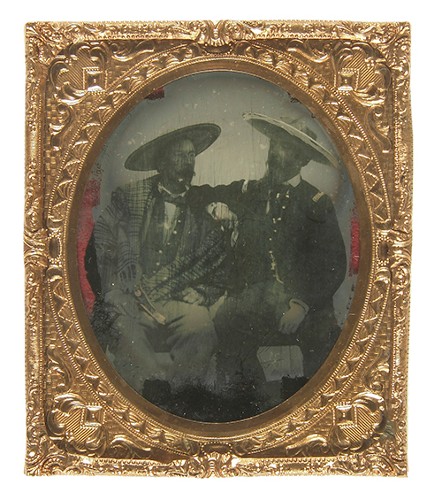 Imagen de Hombres con trajes de chinaco, retrato (atribuido)