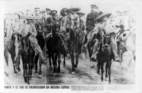 Imagen de Emiliano Zapata y Francisco Villa entran a la Ciudad de México (atribuido)