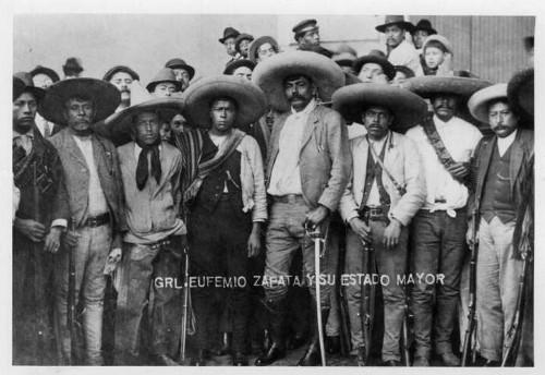Imagen de "General Eufemio Zapata y su Estado Mayor", retrato de grupo (atribuido)