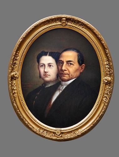 Imagen de Benito Juárez y Margarita Maza (atribuido)