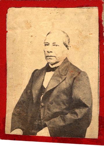 Imagen de Benito Juárez, tarjeta de visita (atribuido)