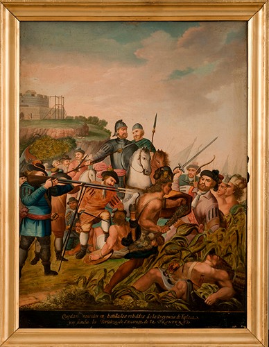 Imagen de Quedan vencidos en batalla los rebeldes de la provincia de Tepeaca, y se funda la Fortaleza de Segura de la frontera (propio)