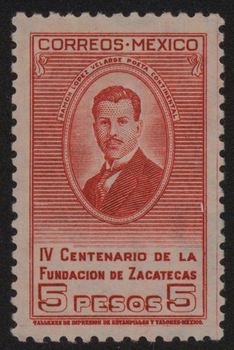 Imagen de IV Centenario de la Fundación de Zacatecas. Ramón López Velarde (atribuido)