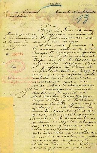 Imagen de Correspondencia firmada por el capitán de fragata Rafael Carrión (atribuido)