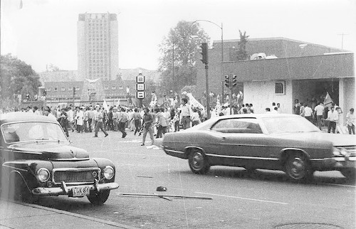 Imagen de Presencia estudiantil durante el movimiento del 11 de junio de 1971 (atribuido)