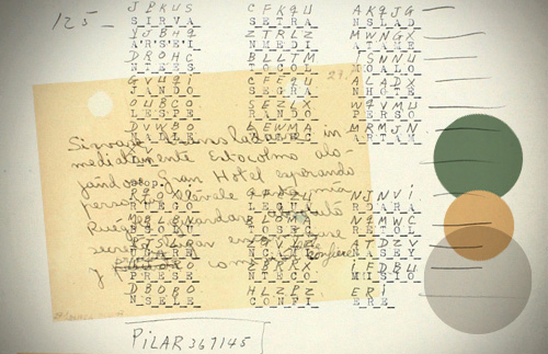 Portadilla de Documentos cifrados en la Segunda Guerra Mundial