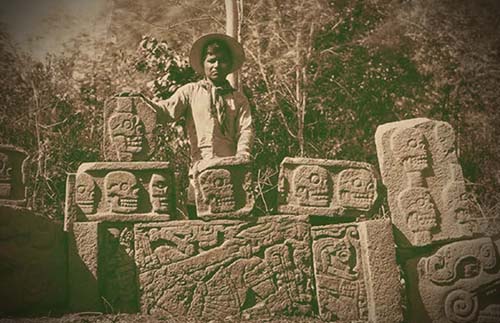 Portadilla de <p>El registro arqueológico de Teobert Maler en las ruinas de Chichén Itzá</p>