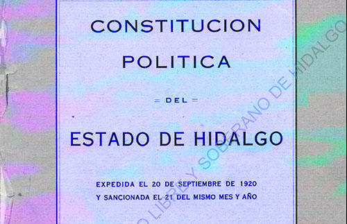 Portadilla de <p>Archivo Histórico del H. Congreso del Estado de Hidalgo</p>