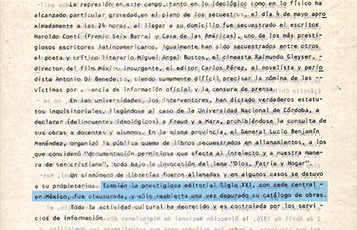 Portadilla de <p>Ediciones mexicanas vetadas durante la dictadura argentina</p>