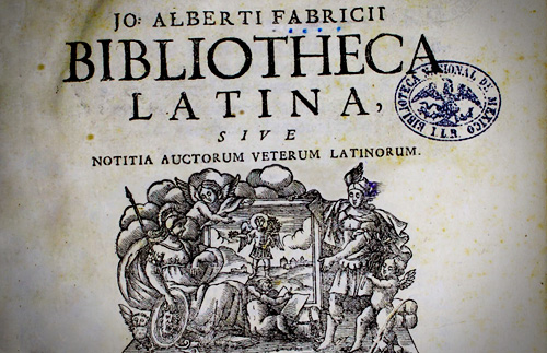 Portadilla de Lengua y literatura latinas