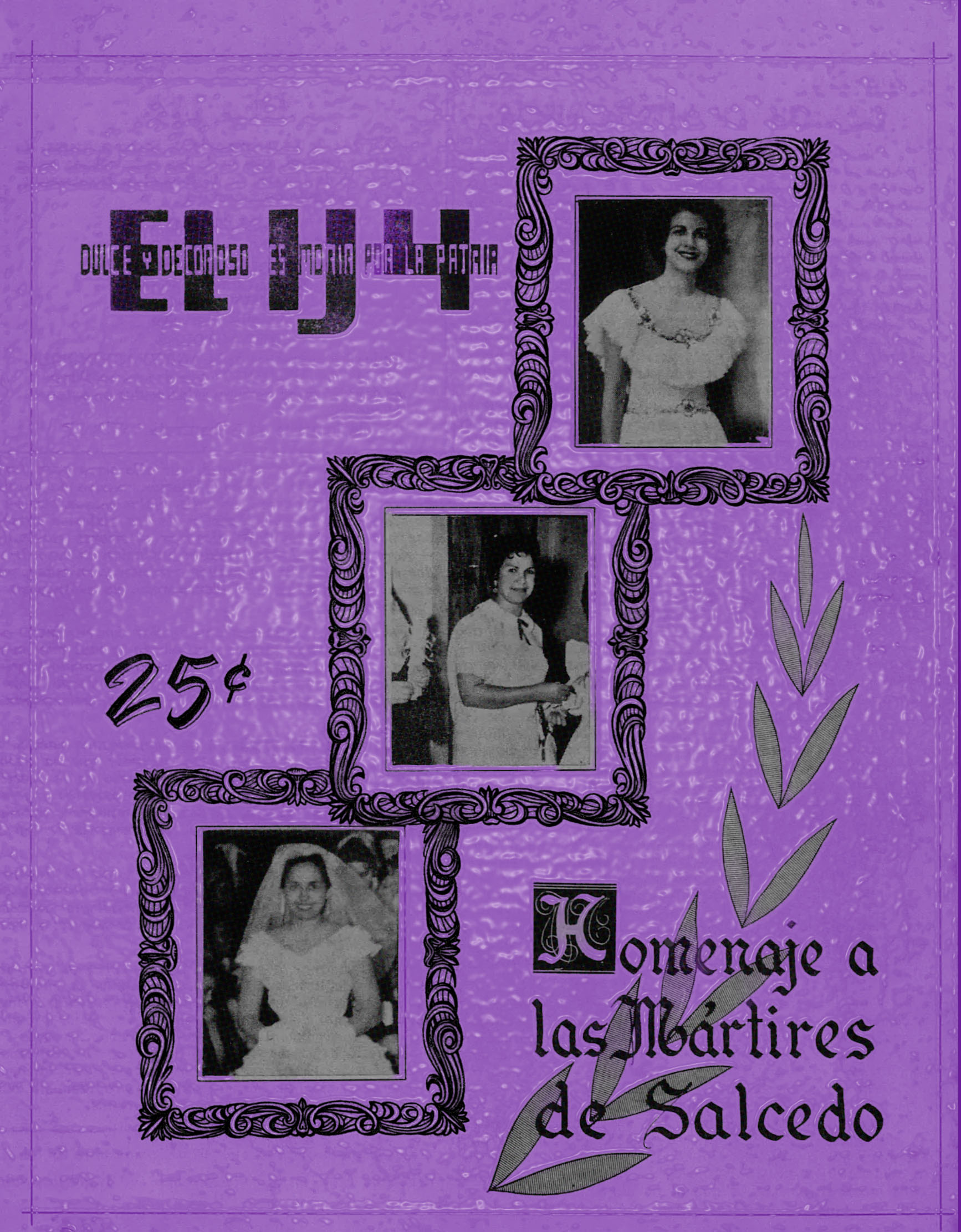 Número de El 1J4 dedicado a las hermanas Mirabal, noviembre de 1961.
