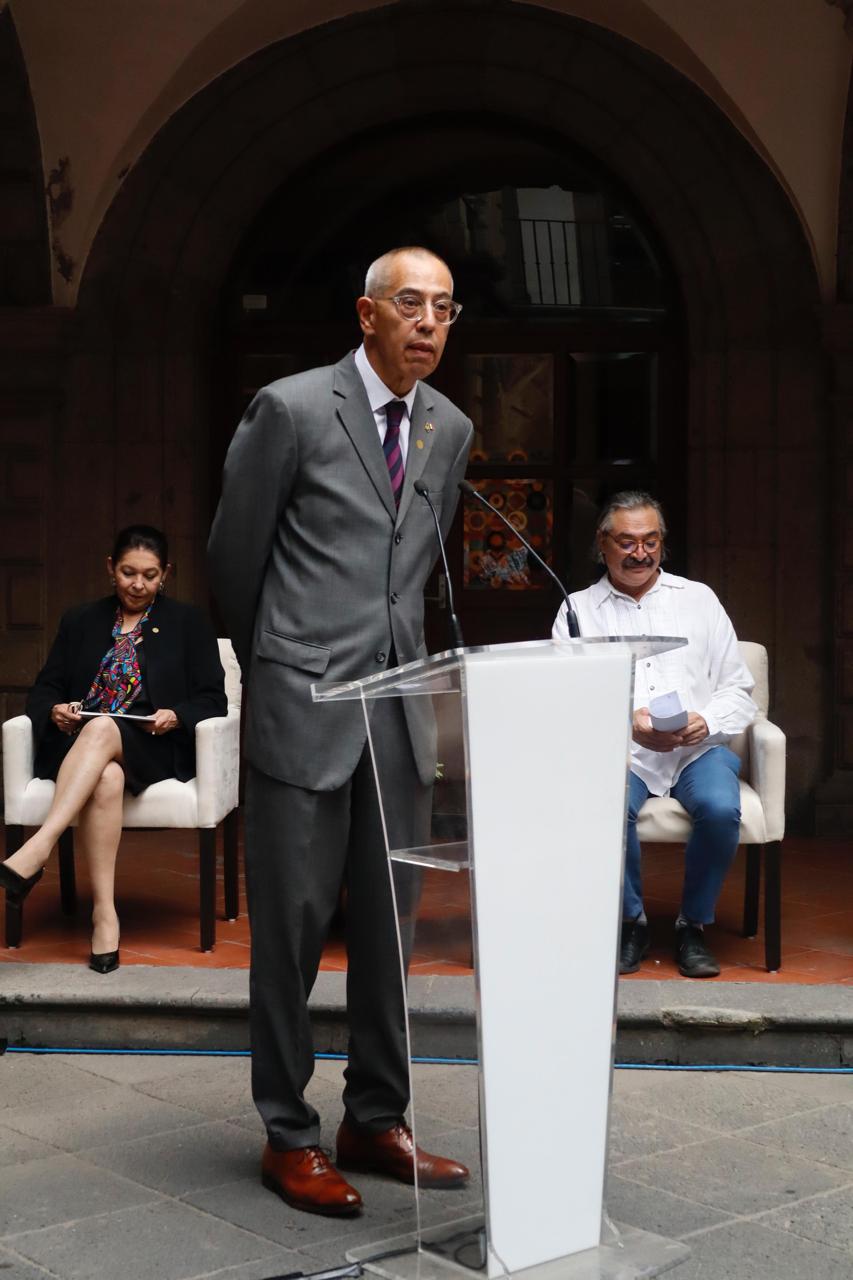 Inauguración de la exposición <i>En el Fondo, no todo son letras</i>, en el Museo de la Cancillería. Palabras del Emb. Hermann Aschentrupp, director del Instituto Matías Romero.