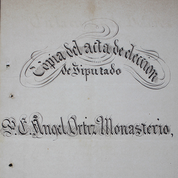 <div class='box-txt-carrusel'>
                                        <p class='txt-carrusel'>Copia de Acta de Elección como diputado de Guanajuato, año de 1890.</p>
                                          <div class='ObjetoDigital'>
                                              
                                                <a href='//memoricamexico.gob.mx/swb/memorica/Cedula?oId=p2NIuJQBAF4Oqi8d2X2P' target='_blank' class=''>Ir a recurso</a>
                                          </div>  
                                       </div>