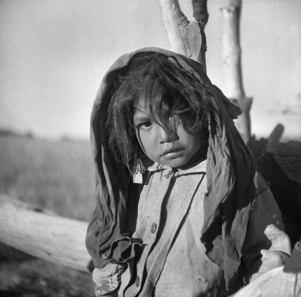Retrato de niña tarahumara.