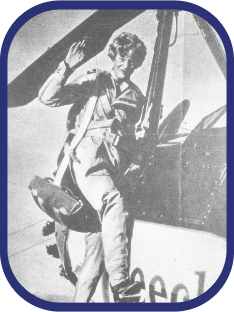 Amelia Earhart, piloto aviador