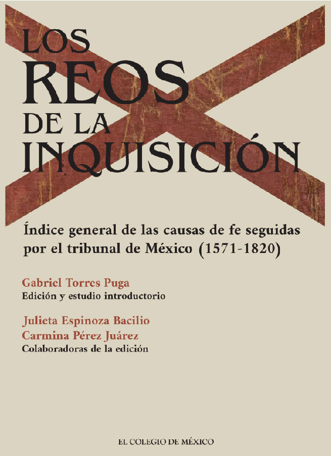 los reos de la inquisicion portada del libro