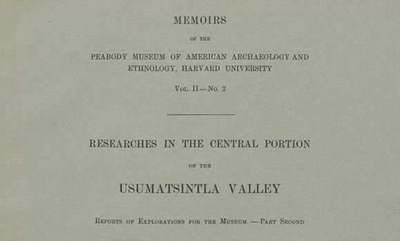 <h4 class='amarillo'></h4>

                    <br>
                    <b>Publicaciones </b><br><br>
                    Portada de libro de Teobert Maler, <i>Investigaciones en la porción central del valle Usumatsintla</i>, vol. II, núm. 2, publicado en 1903.  Imagen 395 del pdf.

<br>
                    <br>
                   
                    <a href='//memoricamexico.gob.mx/swb/memorica/Cedula?oId=ylW4rHsBz6zaYO7D3zVN' target='_blank' class='ObjetoDigital'>Recurso digital</a>
                    